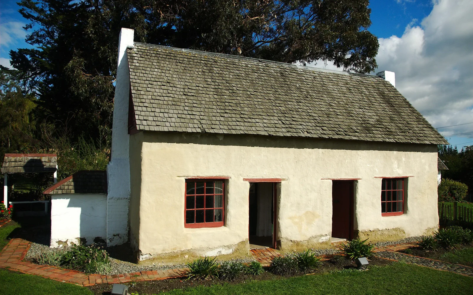 Cottage house representing residential community and family homes